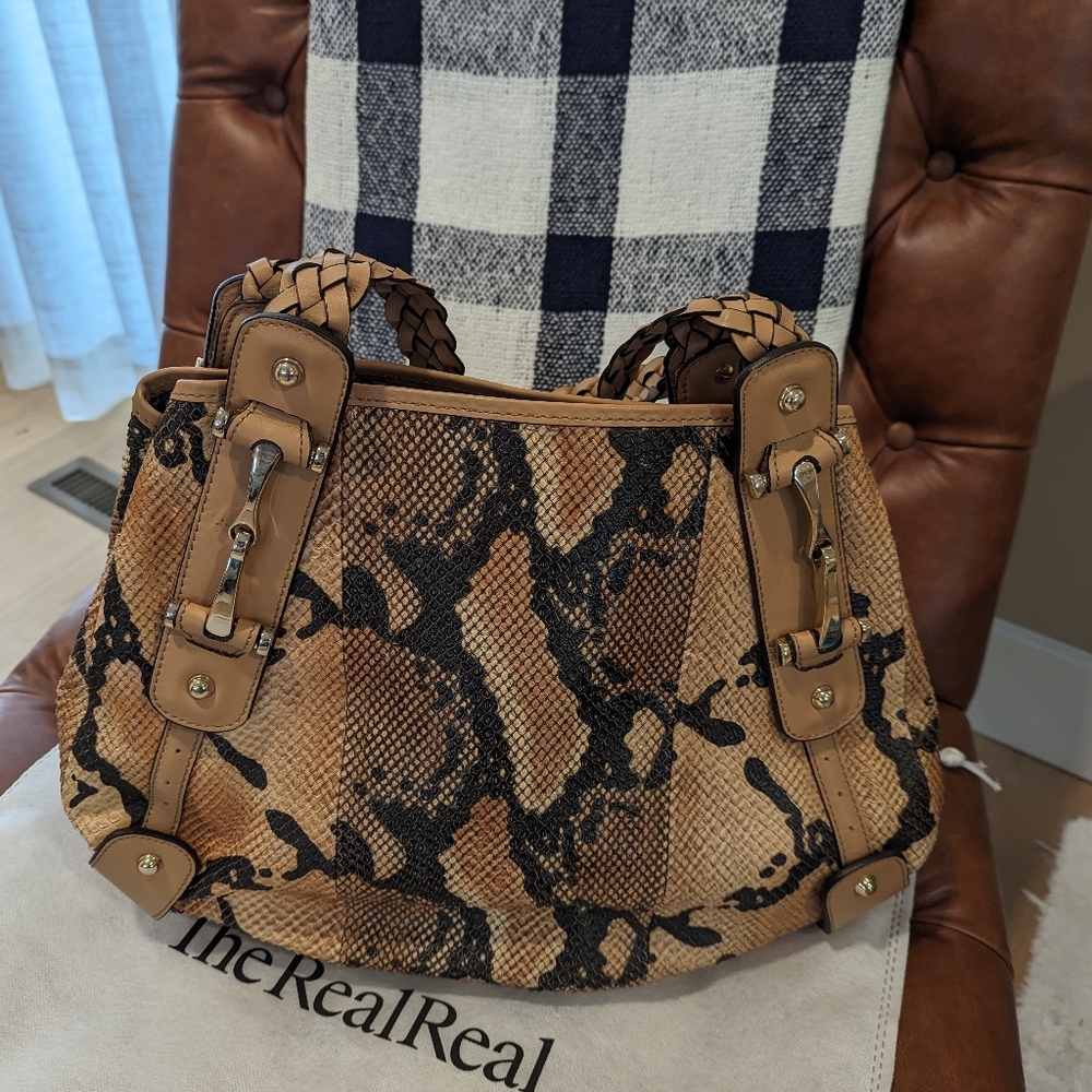 Gucci Python Pelham Tote - image 2